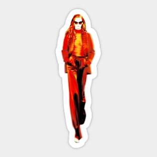 Woman of Fire Sticker